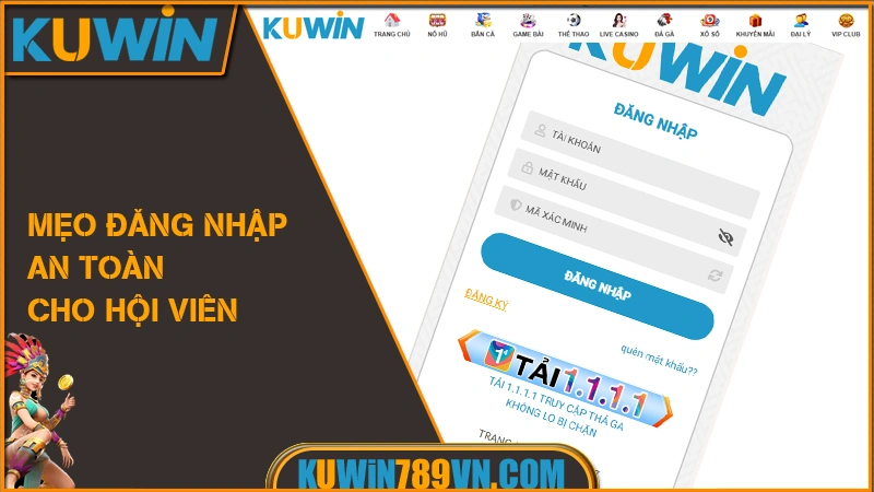 Mẹo đăng nhập an toàn cho hội viên